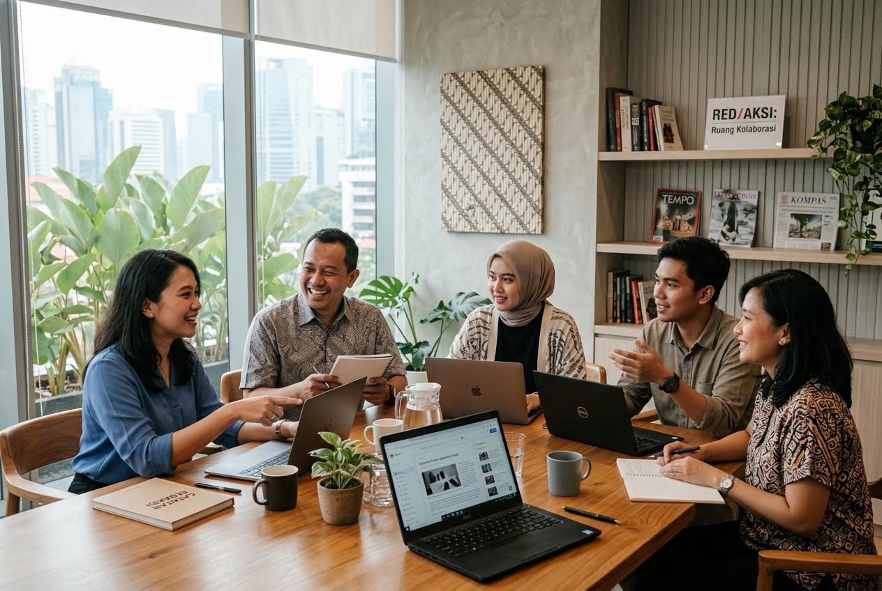 Tim redaksi EkonomiKini yang menyajikan konten edukasi bisnis Indonesia